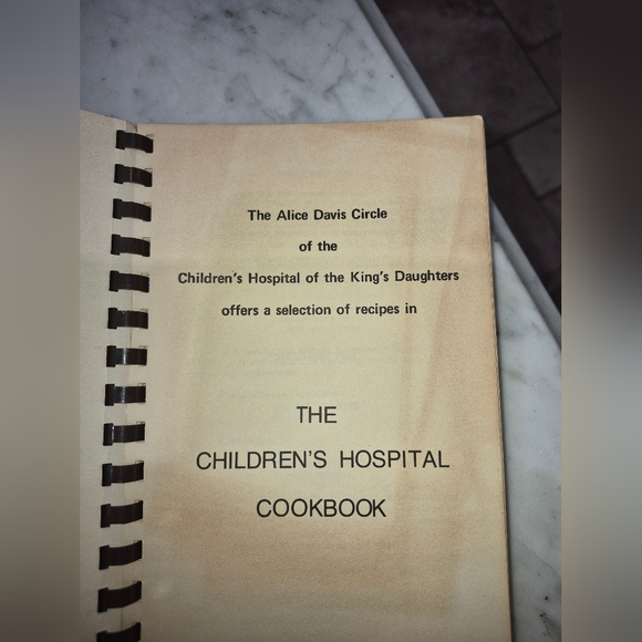 Vintage cookbook titled The Children's Hospital Cookbook, Rare FIND! - Picture 2 of 2